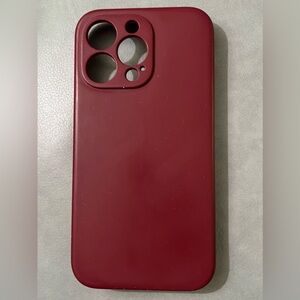 SURPHY BURGUNDY SILICONE IPHONE 13 PRO CASE